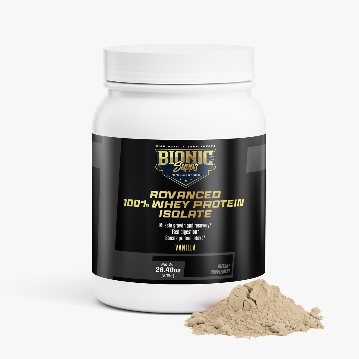 Advanced 100% Whey Protein Isolate (Vanilla)