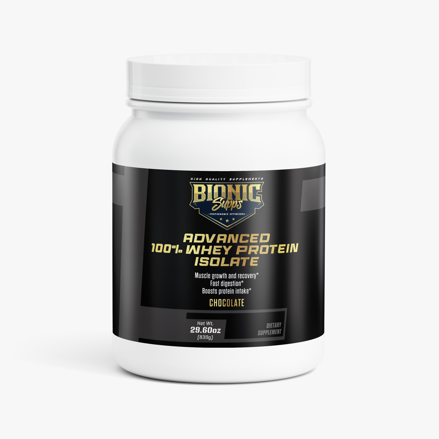 Advanced 100% Whey Protein Isolate (Chocolate)